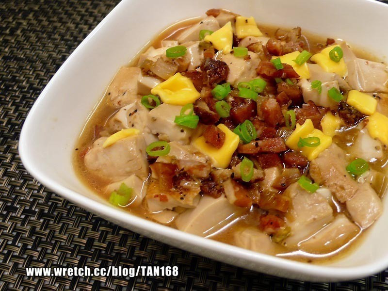 臘肉起司豆腐燒