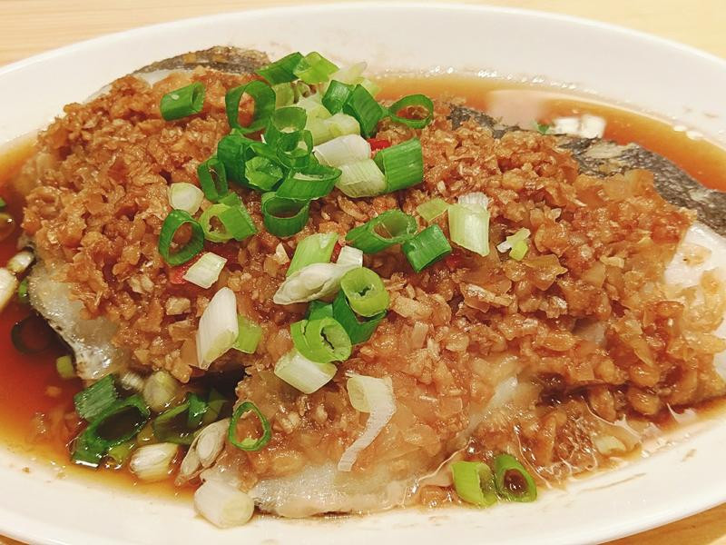 香蒜蒸鱈魚