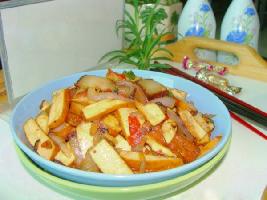 熏肉洋蔥炒豆干