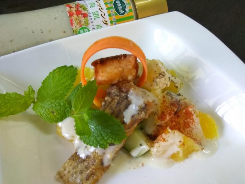 法式凱撒橙香魚排