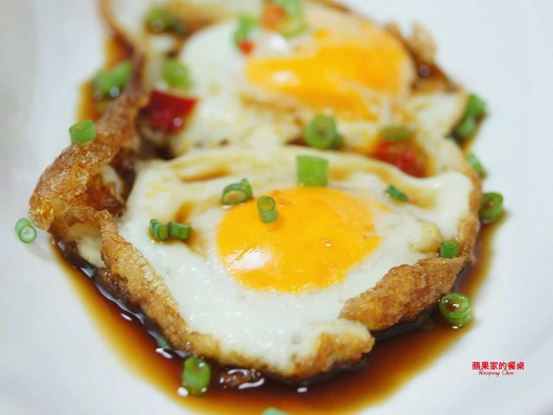 冷凍蛋佐柴魚醬油