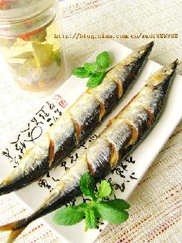 鹽烤秋刀魚
