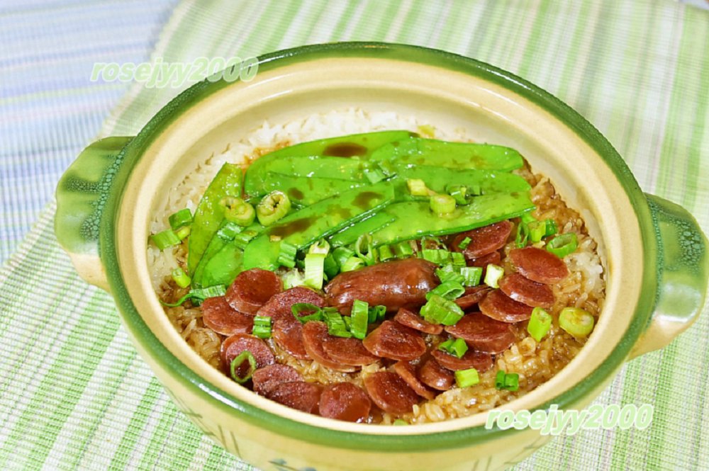 砂煲臘腸糯米飯