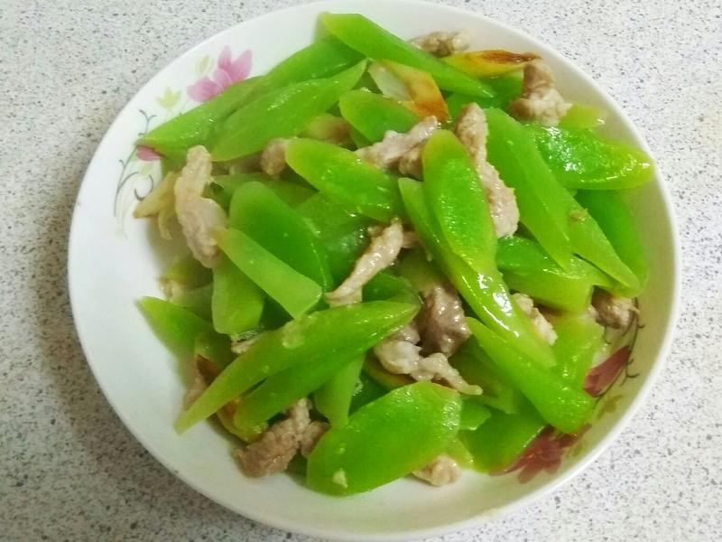A菜心炒肉絲