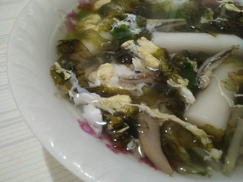 紫菜丁香年糕湯