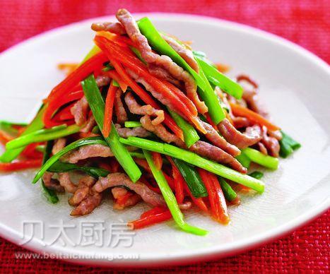 韭菜炒肉絲