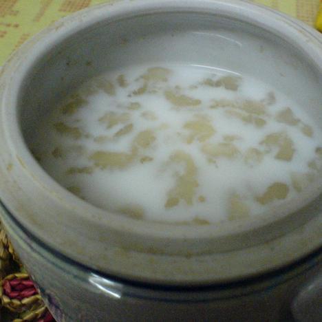 椰汁燉雪蛤