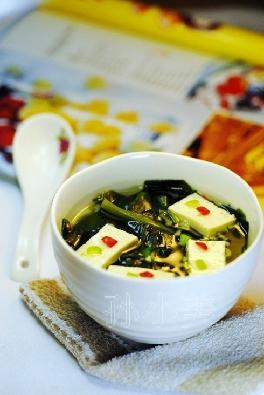 裙帶豆腐湯