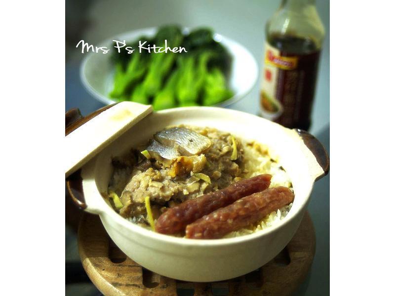 臘腸咸魚肉餅煲仔飯