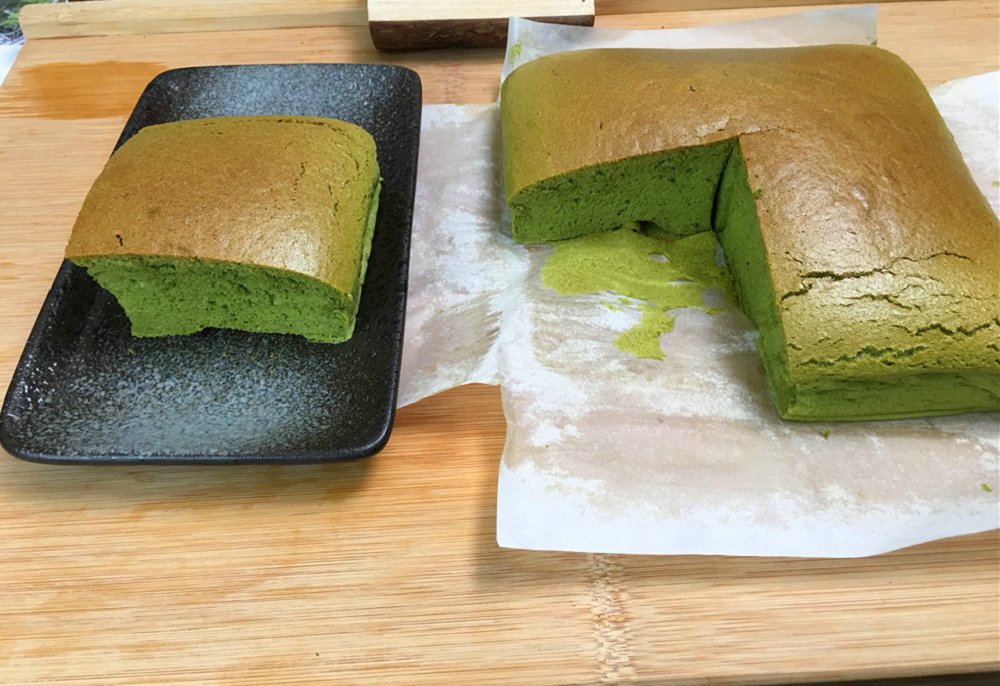 網紅抹茶古早味蛋糕