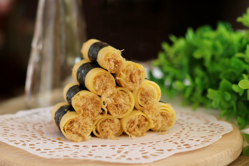 紫菜肉松雞蛋卷
