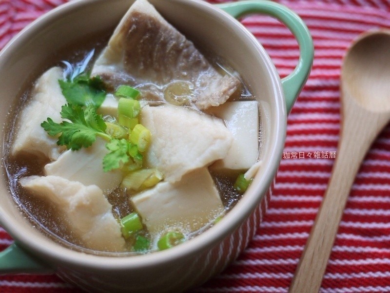 日式味噌魚片湯