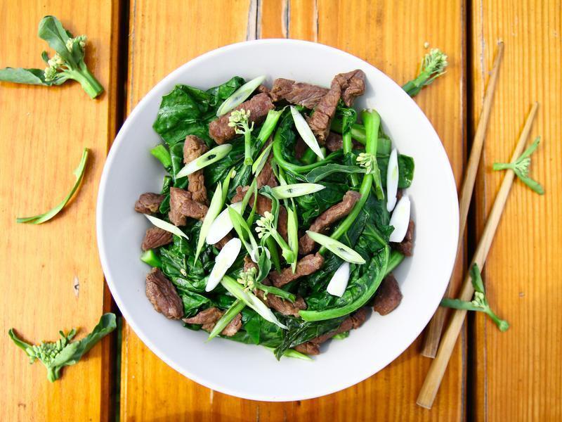 芥藍(lán)蠔油牛肉