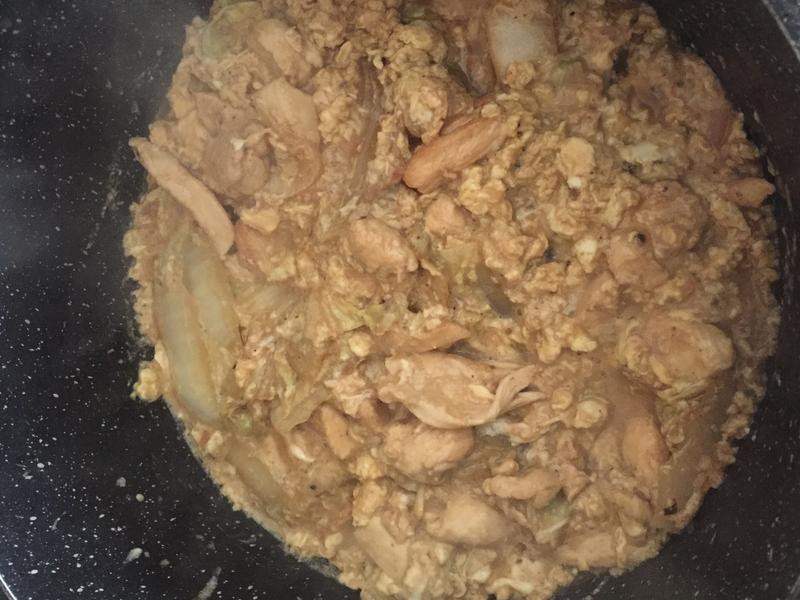 黑胡椒雞肉匯大白菜