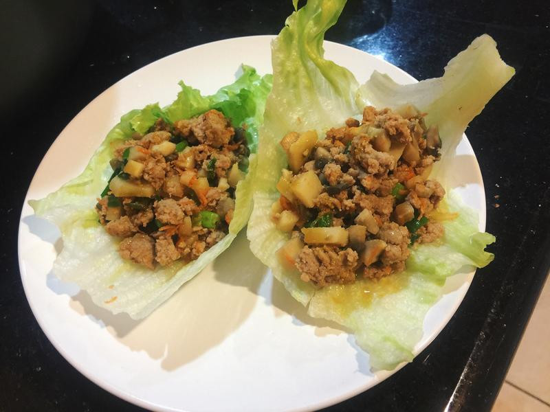 生菜雞松