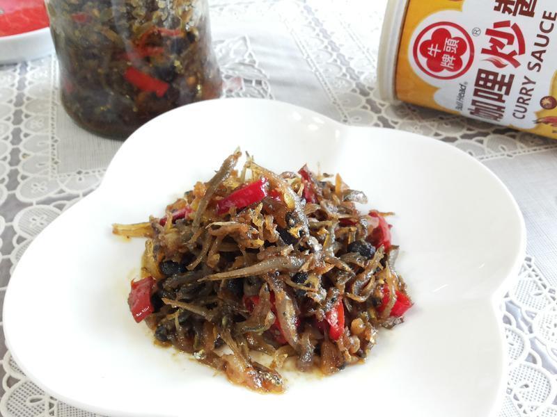 辣炒小魚干
