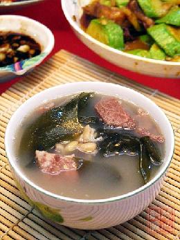 海帶眉豆豬扇骨湯