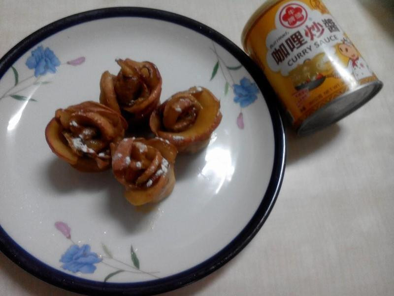 豆皮蘋果花