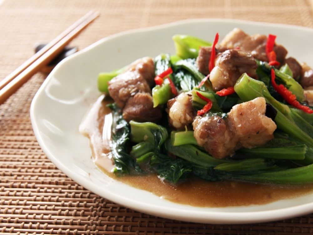 芥菜豆豉燜排骨