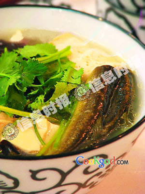 泥鰍豆腐湯