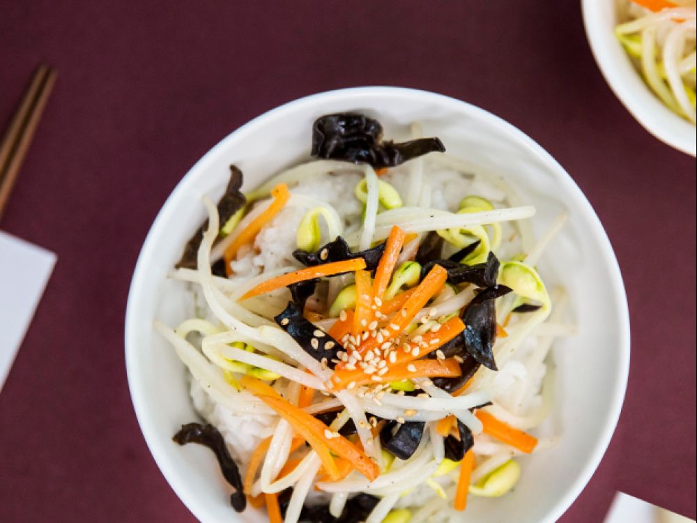 黃豆芽飯