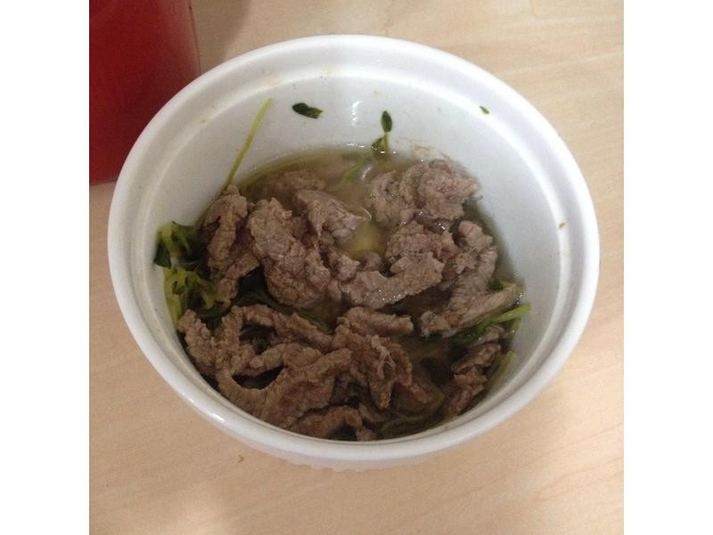 赤玉加味豆苗牛肉絲