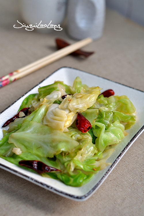 干煸圓白菜