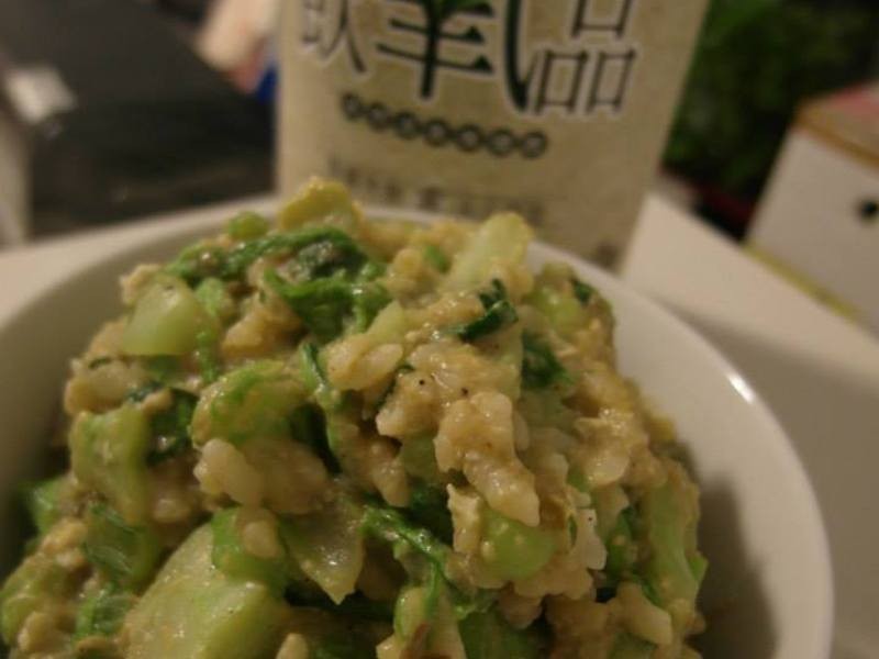 飲氧油菜高纖燴飯