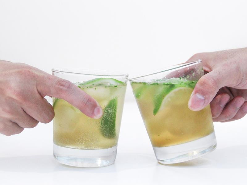 金桔麥芽汽泡飲