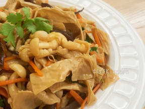 時蔬炒豆皮