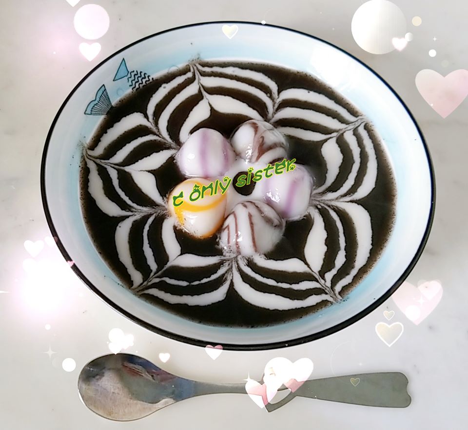 芝麻杏仁煳加湯圓