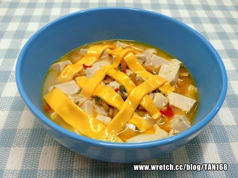 起司蝦米燒豆腐