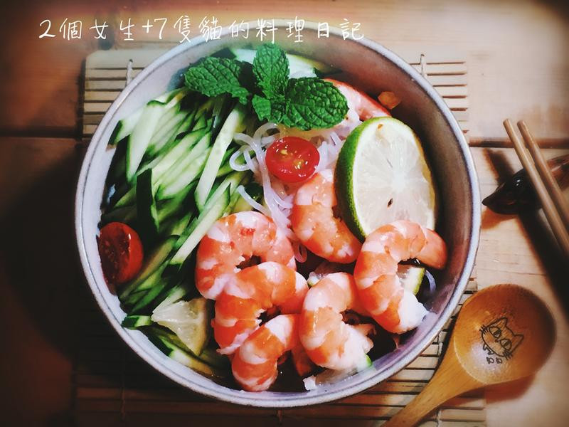 越式鮮蝦魔芋冷面