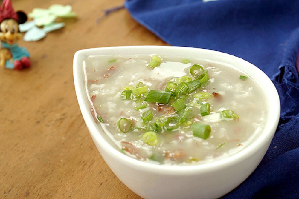 豌豆臘肉糯米粥