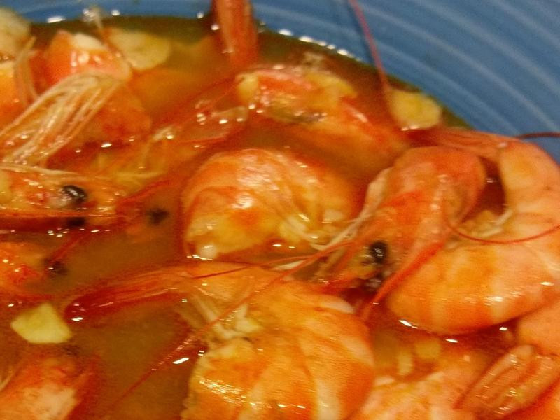 簡(jiǎn)易蒜炒蝦子