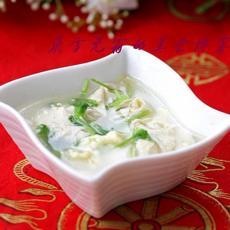 豆腐皮蛋花湯