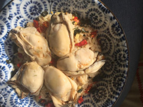 姜絲牡蠣炊飯