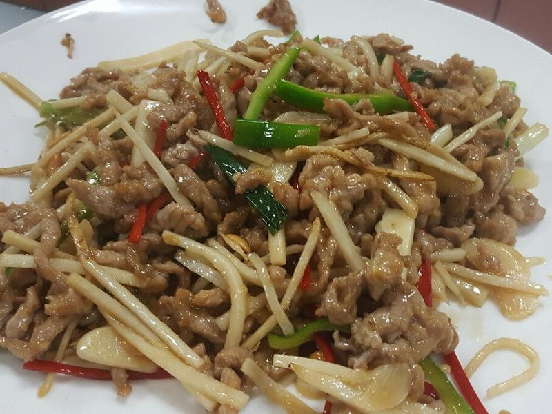 竹筍炒肉絲