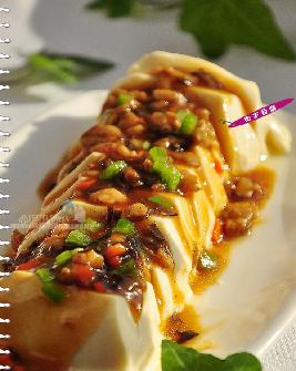 肉末內脂豆腐