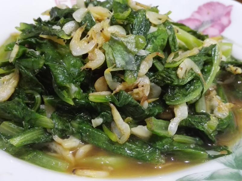 蝦皮炒萵筍