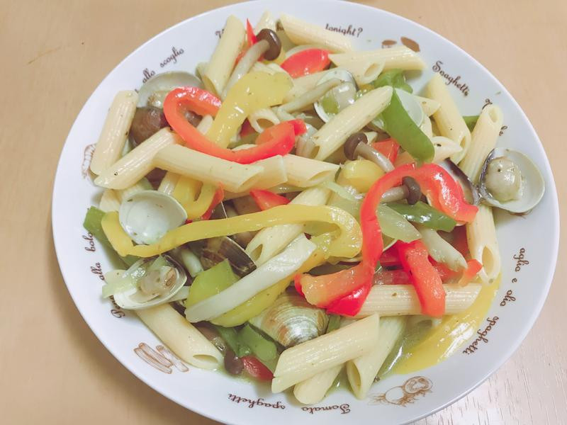 青醬蛤蠣青椒意面