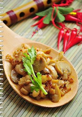東北小炒-口蘑雞肉片