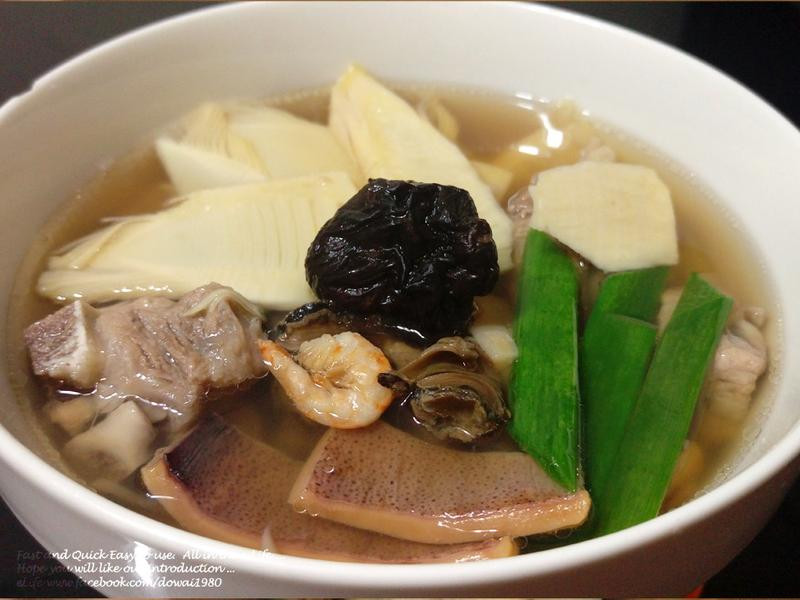 冬筍魷魚(yú)螺肉蒜