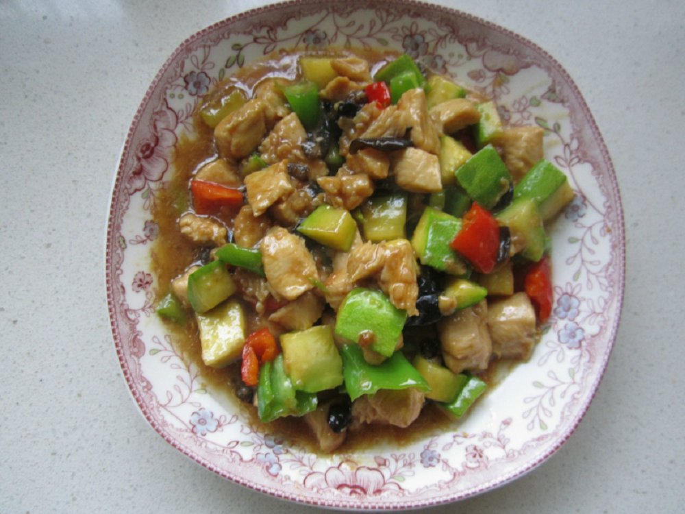 西葫蘆雞丁