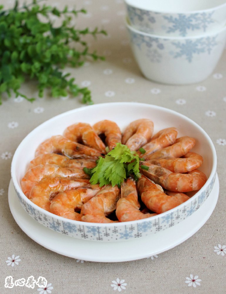 椒麻油熗拌基圍蝦