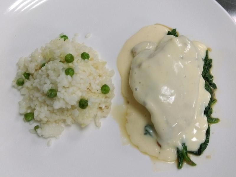 福羅倫斯雞胸附青豆飯