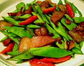 臘肉荷蘭豆