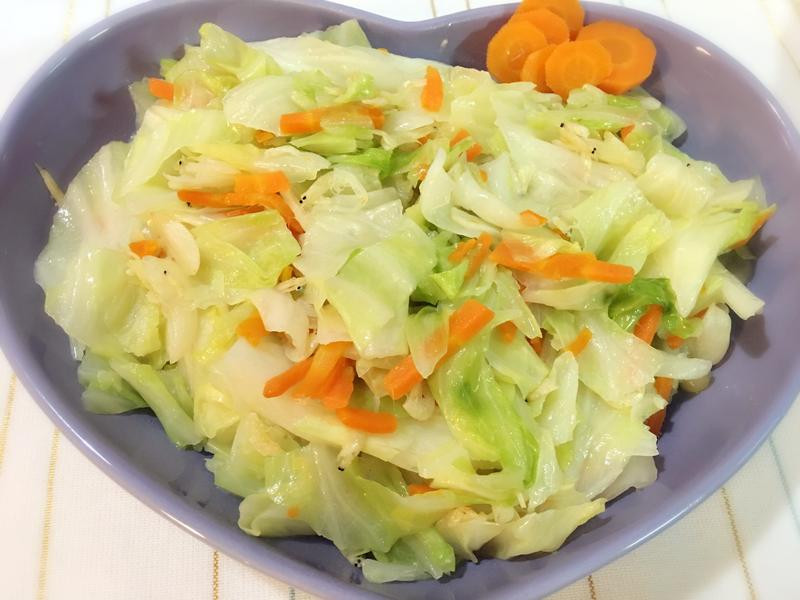 蒜香蝦皮高麗菜