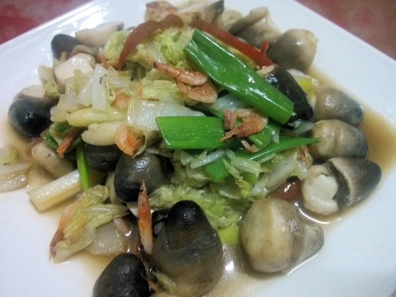 草菇悶白菜