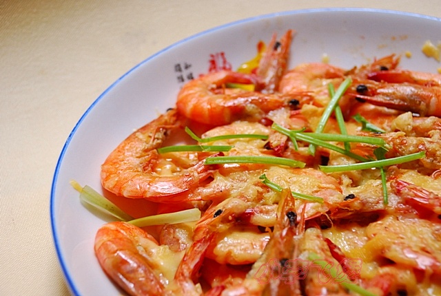 芝士焗基圍蝦